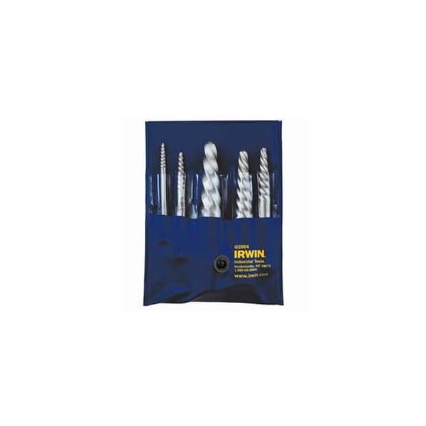 Irwin Spiral Flute Screw Extractors535/524 Series Set5 Pc. Set (15